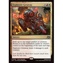 MtG Aetherdrift Rare Explosive Getaway #202