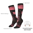 thumbnail image 4 of Balery Graphic Seal On Stripes Printed Novelty Socks Men's Women's Crew Socks Sports Socks Knee High Socks Cotton Socks Quirky and Cool Socks, 4 of 9