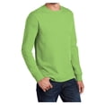 thumbnail image 4 of Mafoose Mens Long Sleeve Essential T-Shirt Lime 2X-Large, 4 of 6