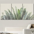 thumbnail image 2 of wall26 Canvas Print Wall Art Set Tropical Jungle Banana Leaf Collage Nature Floral Digital Art Modern Decorative Rustic Botanical Relax/Calm for Living Room, Bedroom, Office - 24"x36" x 3 P, 2 of 5
