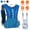 Blue, variant on Moclever Sport Hydration Vest Running Backpack with 15oz 50oz Water Bladder Adjustable Strap Storage Bag for Trail Running Marathon Race Hiking,Grey
