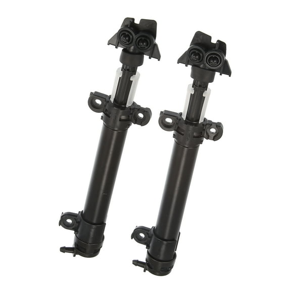 2 Pcs Front Left Right Headlight Washer Nozzle Sprayer Jet Fit for Jaguar XF 2012-2015 Black