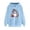 Blue, variant on Womens Halloween Sweatshirt 2026 Cute Fall Oversized Crewneck Ghost Graphic Spooky Long Sleeve Funny Pullover (Grey, M)