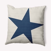 Simply Daisy 16" x 16" Big Star Nautical Decorative Indoor Pillow