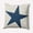 Nautical Blue, variant on Simply Daisy 16" x 16" Big Star Nautical Decorative Indoor Pillow