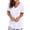 White, variant on ECZHAW Womens Tops ,Womens T Shirts Short Sleeve V Neck Loose Casual Summer Tees Basic Tunic Tops With Pocket