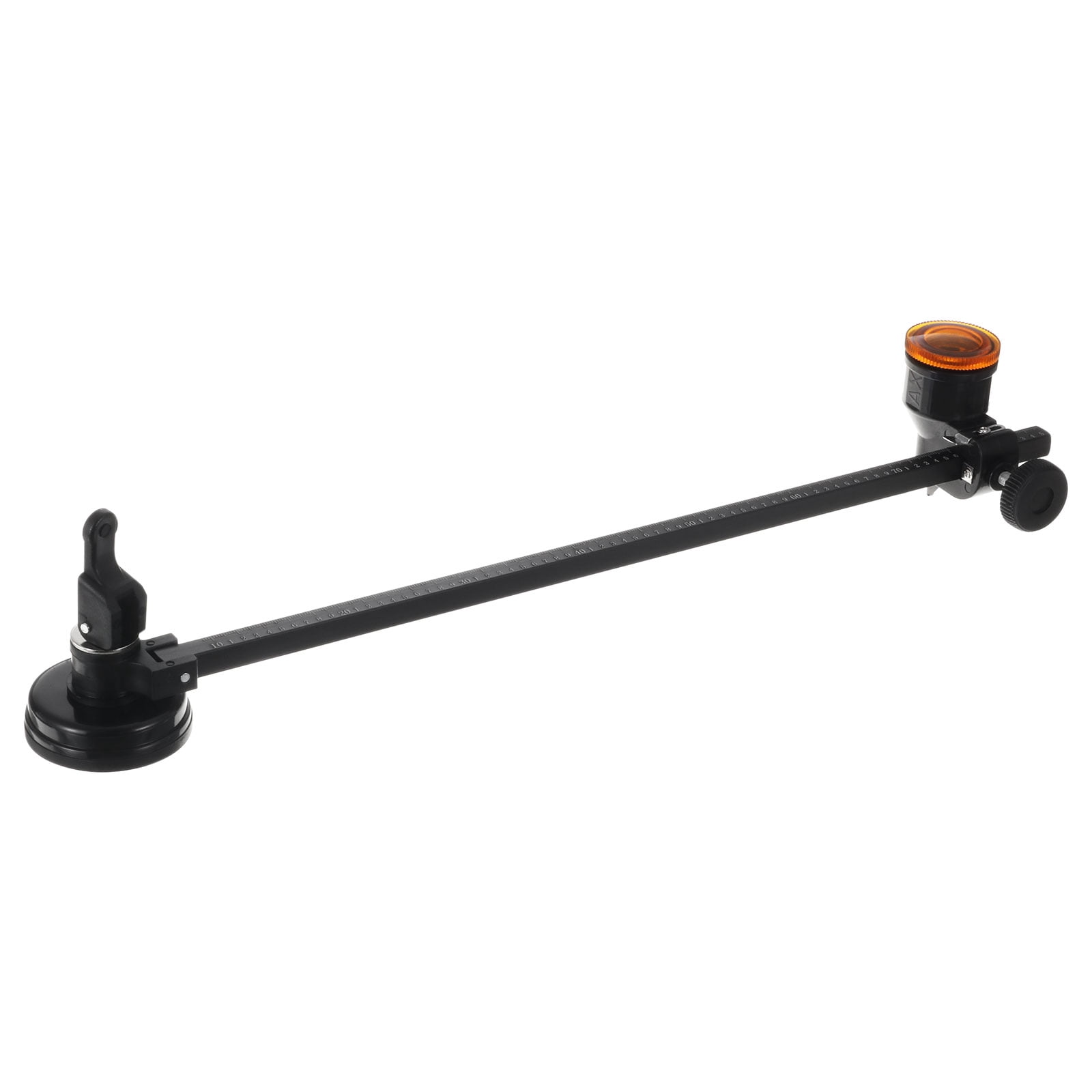 Oil-Filled Circular Glass Cutter 1.6"-15.7" Adjustable with Suction Cup for Glass, Black