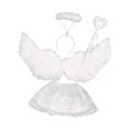 thumbnail image 4 of Disfraz de hada para niñas Salvador Halloween Cosplay Diadema con alas de Ángel Varitas Vestido S, 4 of 10