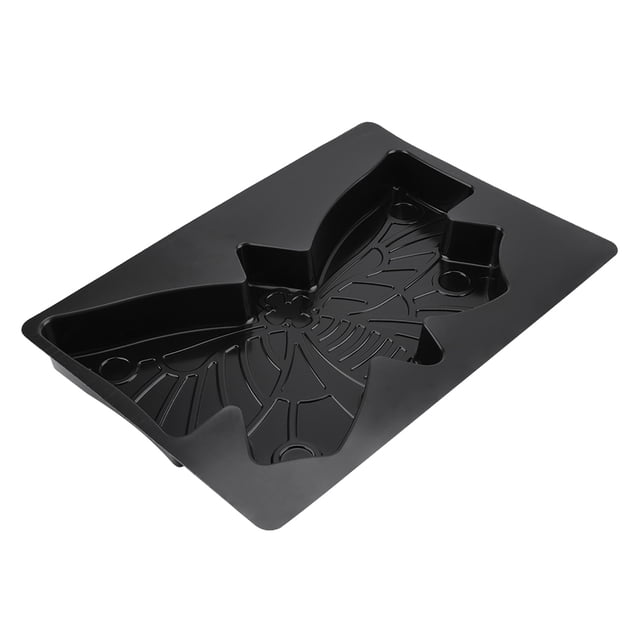 Molde De Hormigón Walk Maker ANGGREK Moldes De Hormigón Negro 44 x 31 x 4,5 cm