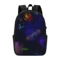 thumbnail image 2 of YFYANG 17" Laptop Backpack, Mysterious Dream Space Fashion Travel Work Backpack with USB and Headphone Cable Interface for Men and Women, 2 of 8
