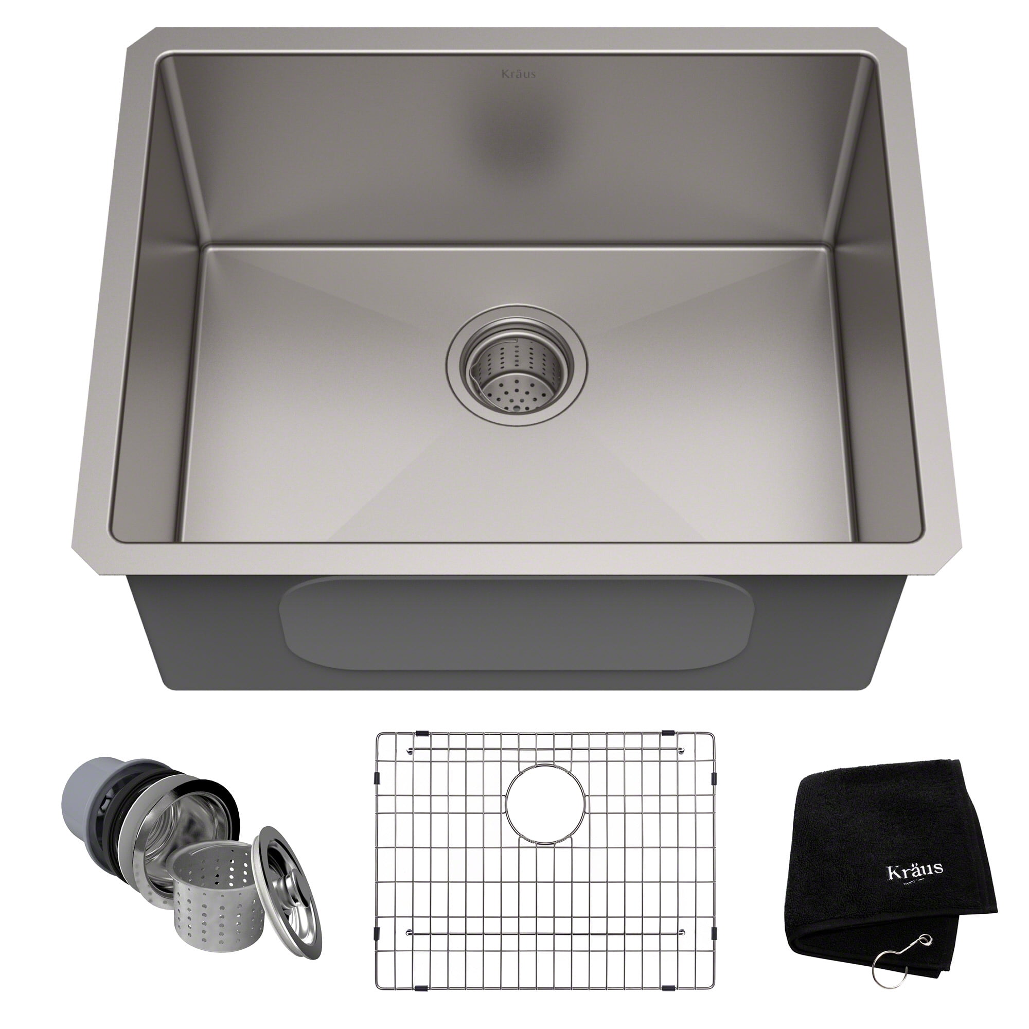 Photo 1 of KRAUS Standart PRO 23-inch 16 Gauge Undermount Single Bowl Stainless Steel Kitchen Sink