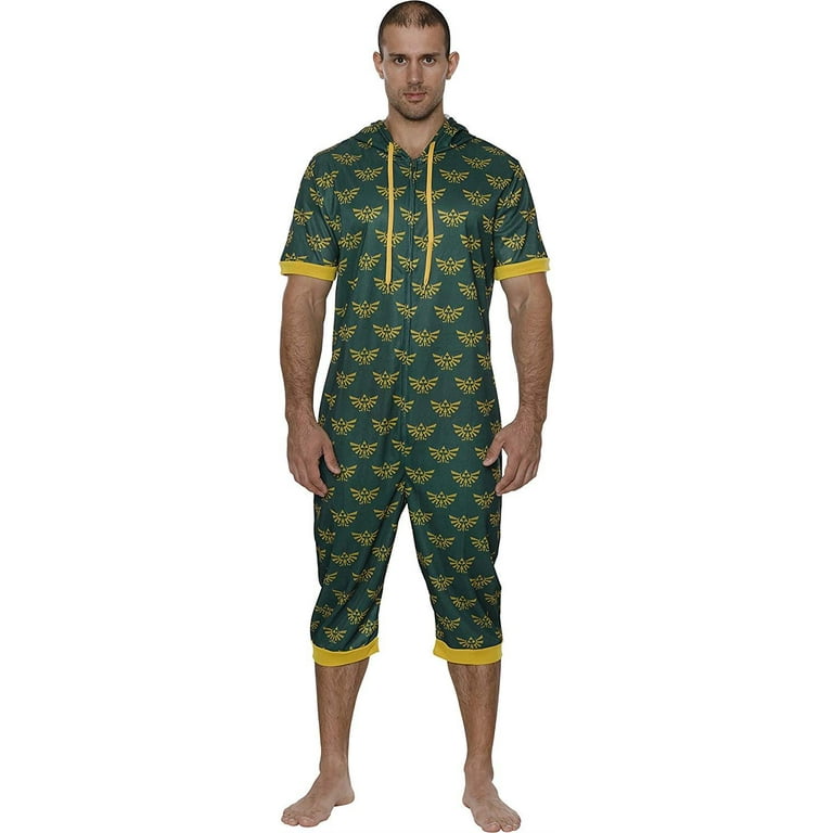 Nintendo Mens Union Suit Mario Luigi Zelda Pajama Costume Zelda Size 2x 3x