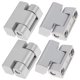 thumbnail image 1 of 4pcs bisagras de amortiguador de la puerta del gabinete bisagras industriales de metal para la caja de distribución de energía, 1 of 7