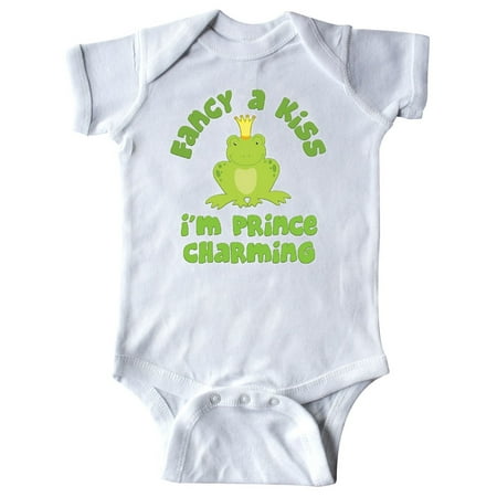 

Inktastic Fancy A Kiss I m Prince Charming Gift Baby Boy Bodysuit