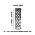 thumbnail image 2 of Bookk Chimney Cover Stainless Steel Scalding Mesh Protector With Easy Fastener For Stove Tent Stove And Camping, 2 of 4