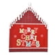 thumbnail image 1 of Advancent Cubierta de silla de Navidad con letras en inglés, accesorios de boda, funda para muebles, forma de sombrero de rejilla, funda plegable, arreglo Kits de decoración para fiestas Rojo Advancent  HA069386-02, 1 of 6