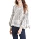 thumbnail image 1 of Free People Island Girl Hacci - Camiseta básica para mujer, color blanco, grande, 1 of 1