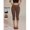 Camel-Petite M, variant on Camel High Waisted Capri Pants For Petite Shape Summer Active