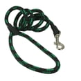 thumbnail image 3 of Dogs My Love Dog Rope Leash 4ft Long (Small: 4ft Long; 0.3" Diam (8mm), Green/Black), 3 of 3