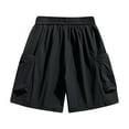 thumbnail image 7 of Mlzmgr Cargo Shorts for Men with Multi Pockets 7" Inseam Elastic Waist Outdoor Camping Hiking Fishing Short Pants, 7 of 7