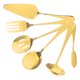 thumbnail image 2 of GAXIRE 1 juego de cubiertos, vajilla festiva, cortador, tenedor, cuchara, utensilios de cocina de acero inoxidable., 2 of 5