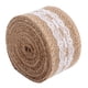 thumbnail image 2 of Blantye 2 Rollos 5m Hermoso Rollo de Cinta de Encaje de Lino hogar Navidad Boda Accesorios de Bricolaje(Tipo C), 2 of 9