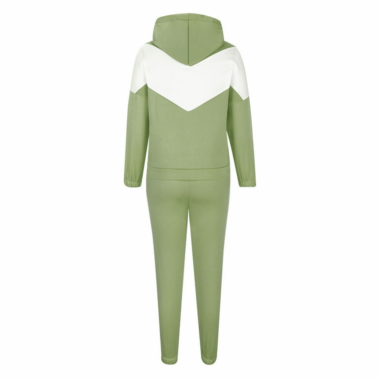Womens green nike clearance tracksuit