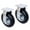Black#58, variant on 2PCS 8IN CASTER pneumatic tire rigrid, Caster Wheel, Rigid Plate, Steel Hub with Ball Bearings, 5/8-Inch Bore Centered Axle -black,