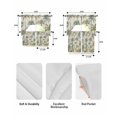 thumbnail image 5 of Palm Tree Swag Kitchen Curtains Sets for Windows 24 Inch Length, Sage Green Tropical Nature Plant Watercolor Short Window Curtain Panels Swags Valances and Tiers 3 Piece Set for Cafe/Dining Room, 5 of 5
