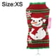 thumbnail image 2 of Disfraz navideño para mascota, suéter de perro de Año Nuevo con muñeco de nieve a rayas, disfraz de otoño/invierno para perro, 2 of 5