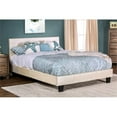 thumbnail image 2 of Furniture of America Nicole Faux Leather Queen Platform Bed in Pearl White, 2 of 8