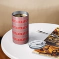 thumbnail image 3 of 20oz Coffee Tumblers Red Christmas Folk Pattern Stainless Steel Vacuum Insulated Travel Tumbler Coffee Cups Mug with Lid and Straw with Cleaning Brush for Cold & Hot Drinks, 3 of 5