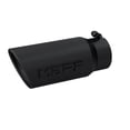 thumbnail image 3 of MBRP 5" O.D. Angled Rolled End 4" inlet 12" length Black Finished Universal Tip - T5051BLK, 3 of 9