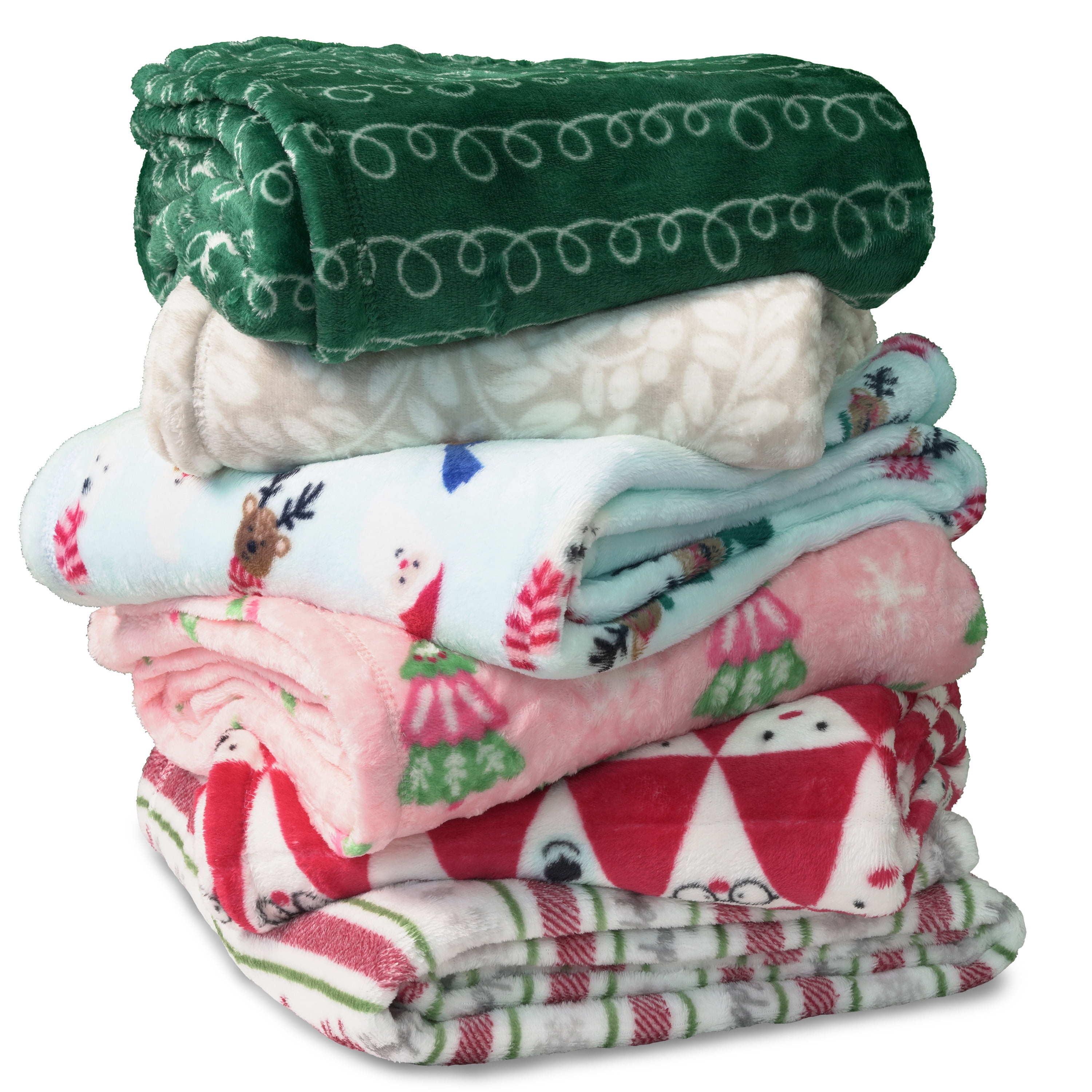 Jeté en peluche douce Holiday Time Extra doux et douillet