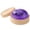 Purple, variant on Cute Glitter Dumpling Shaped Desk Decor with Mini Bamboo Steamer Basket, Red Kawaii Ornaments for Home & Office Aesthetic Desk Setup, 1 Count