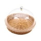 thumbnail image 4 of Cesta de pan artesanal con tapa, organizador de ratán natural, elegante frutero. 35cmx22cm, 4 of 9