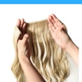 thumbnail image 4 of MesaSe Fil Synthétique Invisible dans l'Extension de Cheveux Tête Complète comme Naturel Bouclé Ondulé, 4 of 5