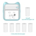 thumbnail image 1 of Label printer,203dpi Bt Picture Journal Receipt Paper Picture Lable Diy Thermal Hine 203dpi Diy Handcraft List Printer Sticker With Notes Journal Receipt Printer Portable Thermal With 6 Roll, 1 of 7