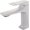 White, variant on Bathroom Sink Faucet Basin Faucet All Copper Hot and Cold Water Single Hole Single Handle Bathroom Sink Faucet Black White