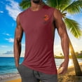 thumbnail image 2 of Mens Tank Tops Sleeveless Print Graphic Cotton Tee Workout Athletic Slim Fit Sport Shirts, 2 of 6