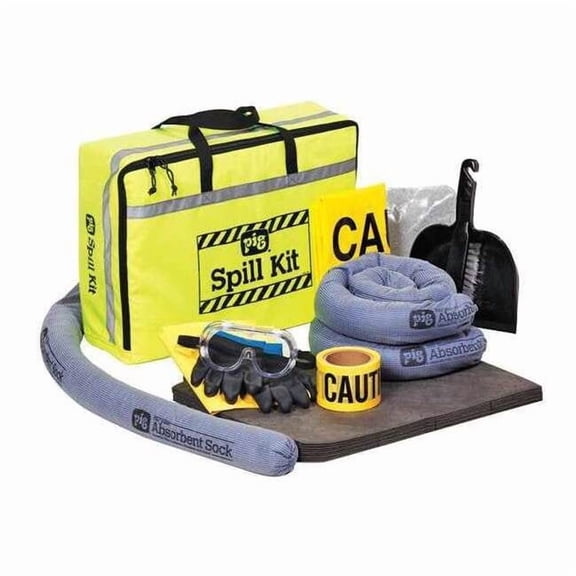 Pig Spill Kit, Chem/Hazmat, Yellow KIT621
