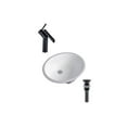 thumbnail image 1 of DROP Bath and Kitchen DR091139 Undermount Bathroom Sink Set, 1 of 5