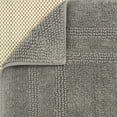 thumbnail image 3 of Mohawk Cotton Bath Mat Soft Absorbent Quick Dry Machine Washable Bathroom Mat, Pewter, 27" x 45", 3 of 8