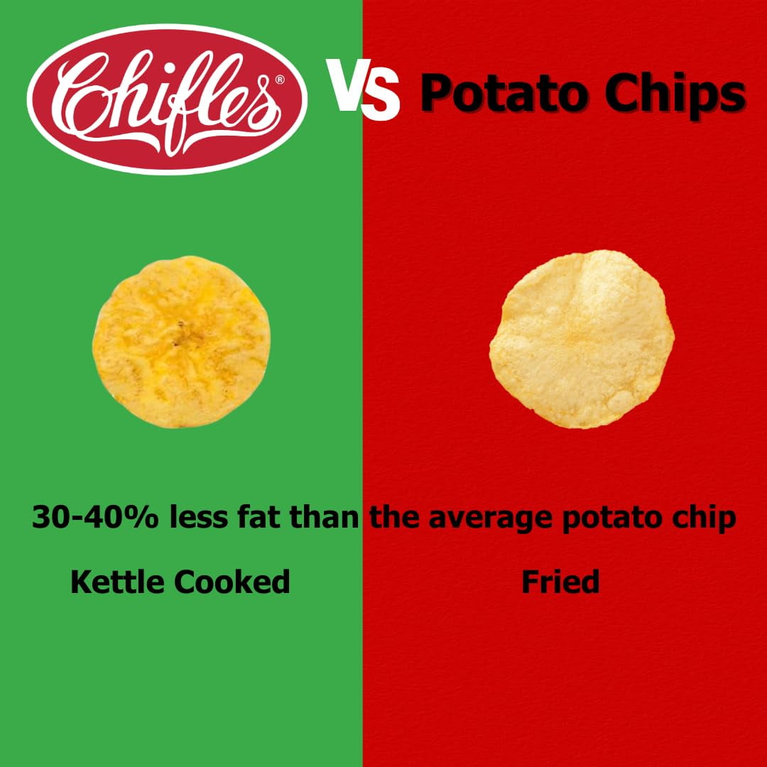 Chifles Al Natural Plantain Chips, Everyday Healthy Snack, Natural, Gluten Free, Nut Free, Vegan, Kosher 5 Oz.