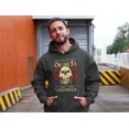 thumbnail image 2 of Old Glory Mens Viking Death Valhalla Long Sleeve Graphic Hoodie, 2 of 6