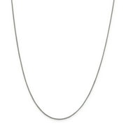 Primal Silver Sterling Silver 1.00mm Open Curb Chain