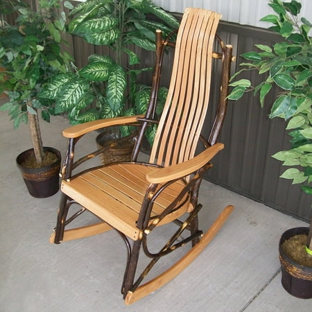 A & L Furniture Hickory 7 Slat Rocker