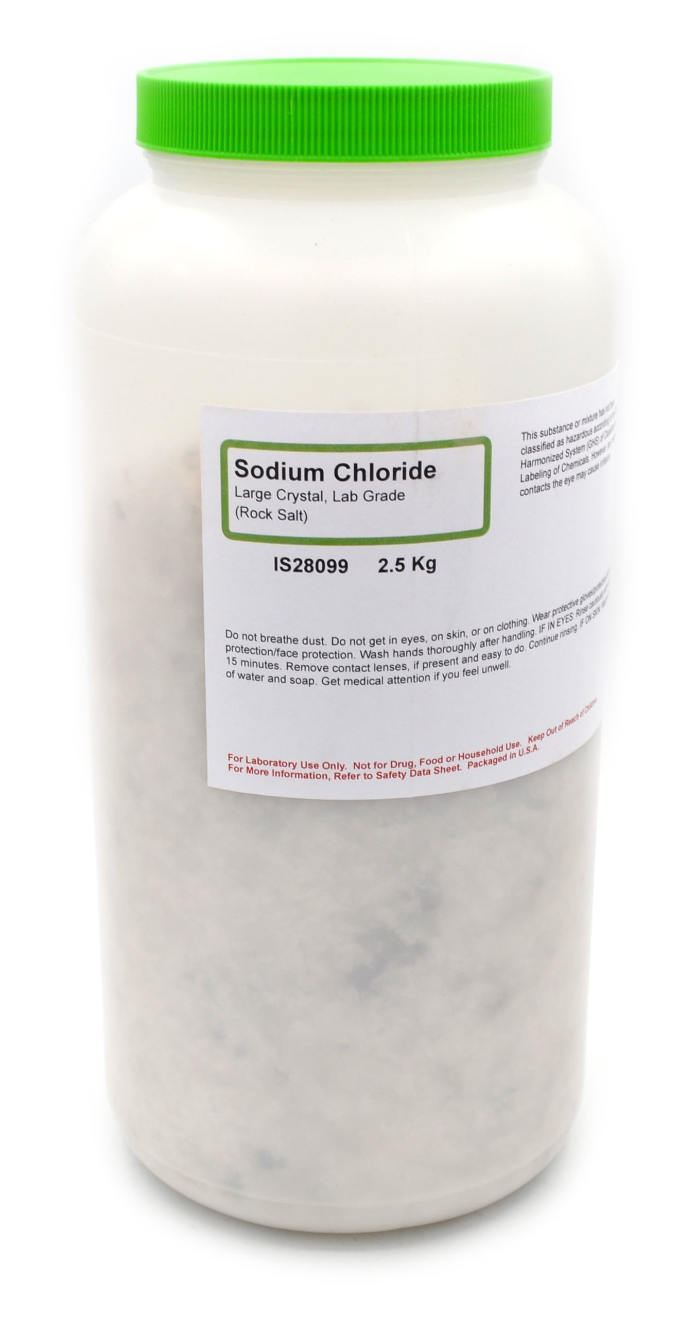 Crystalline Laboratory-Grade Sodium Chloride, 2.5kg - The Curated ...