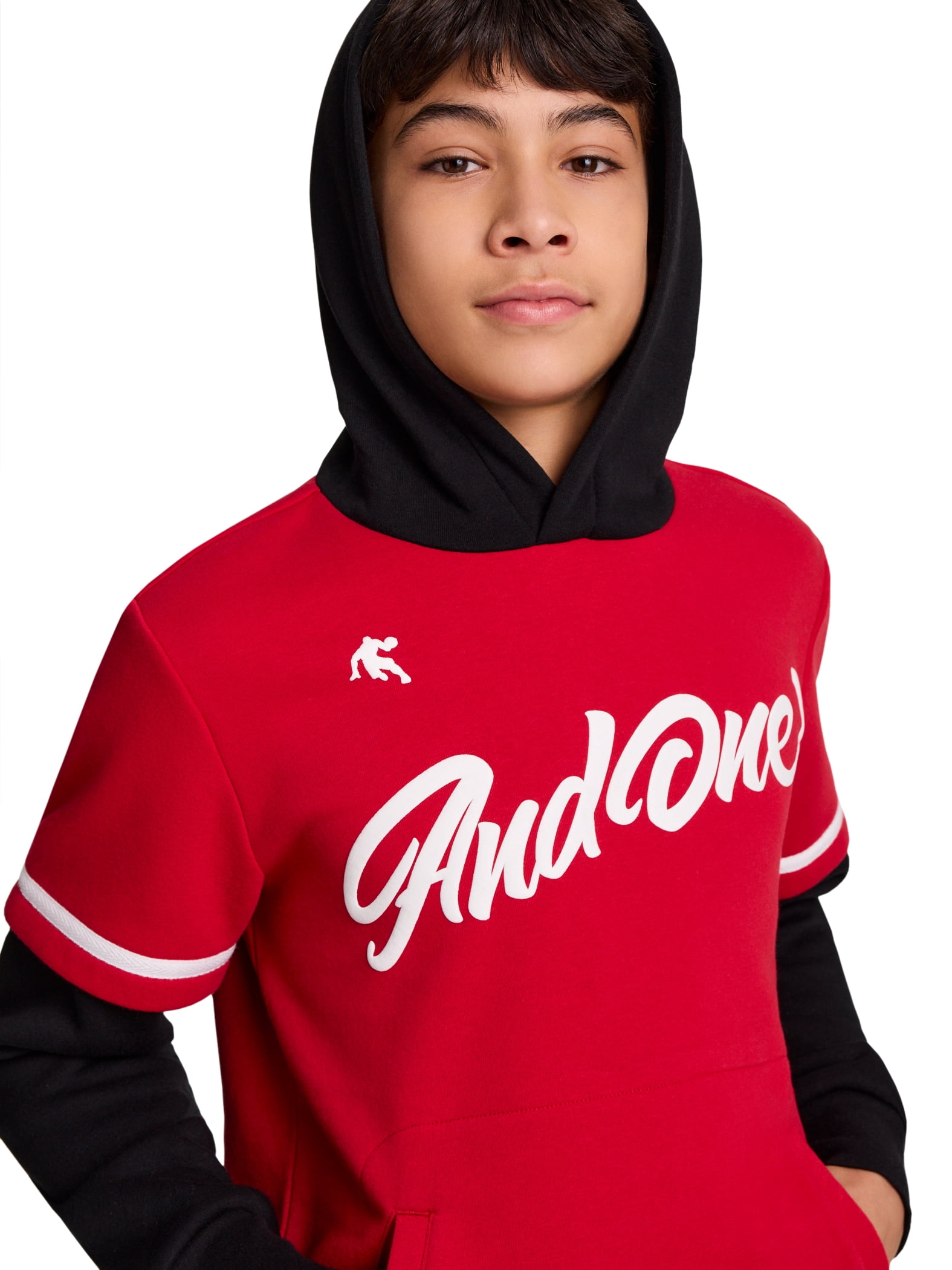 AND1 Boy's Clean Break Fleece Hoodie, Sizes 4-18