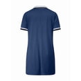 thumbnail image 2 of Po-Lo Dresses for Women Short Sleeve Tennis Golf Dress V Neck Summer Casual Dress with Pocket Navy Blue M, 2 of 8